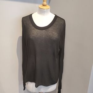 RICK OWENS BLACK COTTON TSHIRT SIZE 42